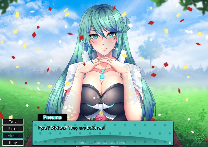 pneuma (xenoblade chronicles and 2 more) drawn by miike-san