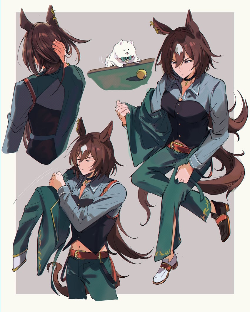 trainer and sirius symboli (umamusume) drawn by bojue_(hakus_1128)