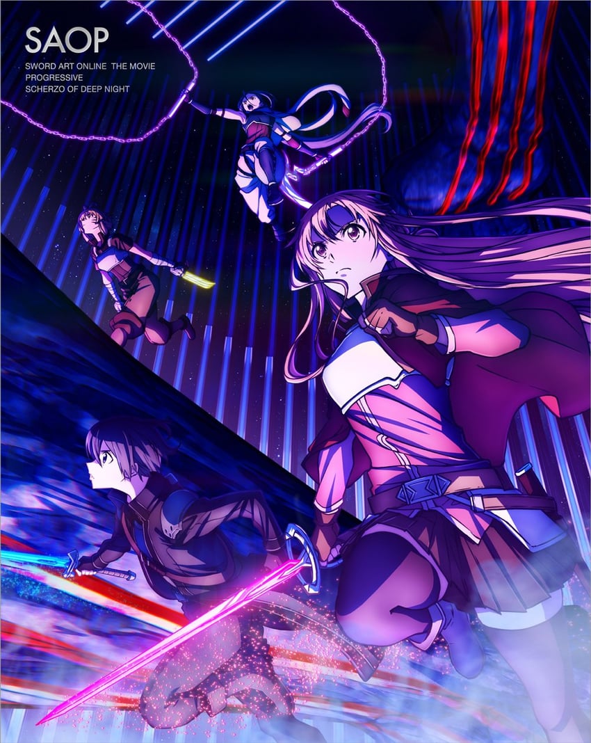 asuna, kirito, mito, argo the rat, and fuscus the vacant colossus (sword art online and 1 more) drawn by toya_kento