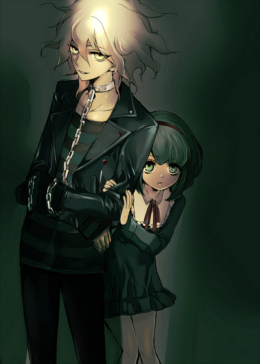 komaeda nagito, servant, and towa monaca (danganronpa and 1 more) drawn by lovi_(momoko37)