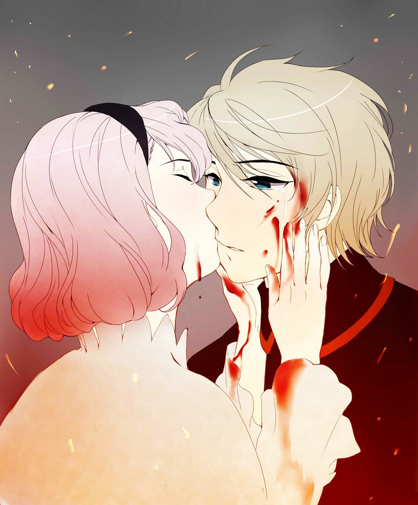 slaine troyard and lemrina vers envers (aldnoah.zero) drawn by jowell_she