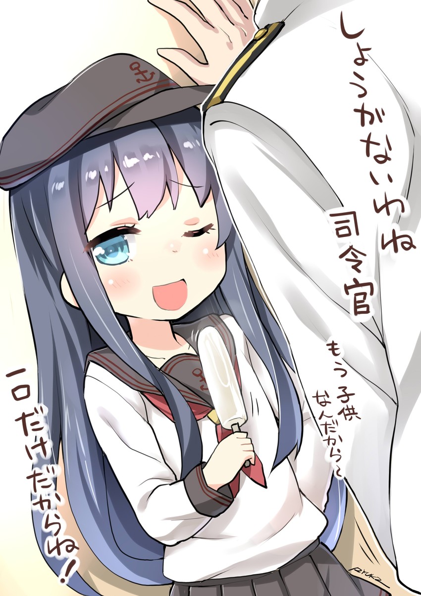 admiral, akatsuki, and akatsuki kai ni (kantai collection) drawn by ryuki_(ryukisukune)