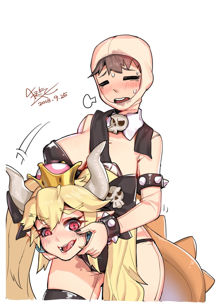 bowsette (mario and 1 more) drawn by trevor25527766