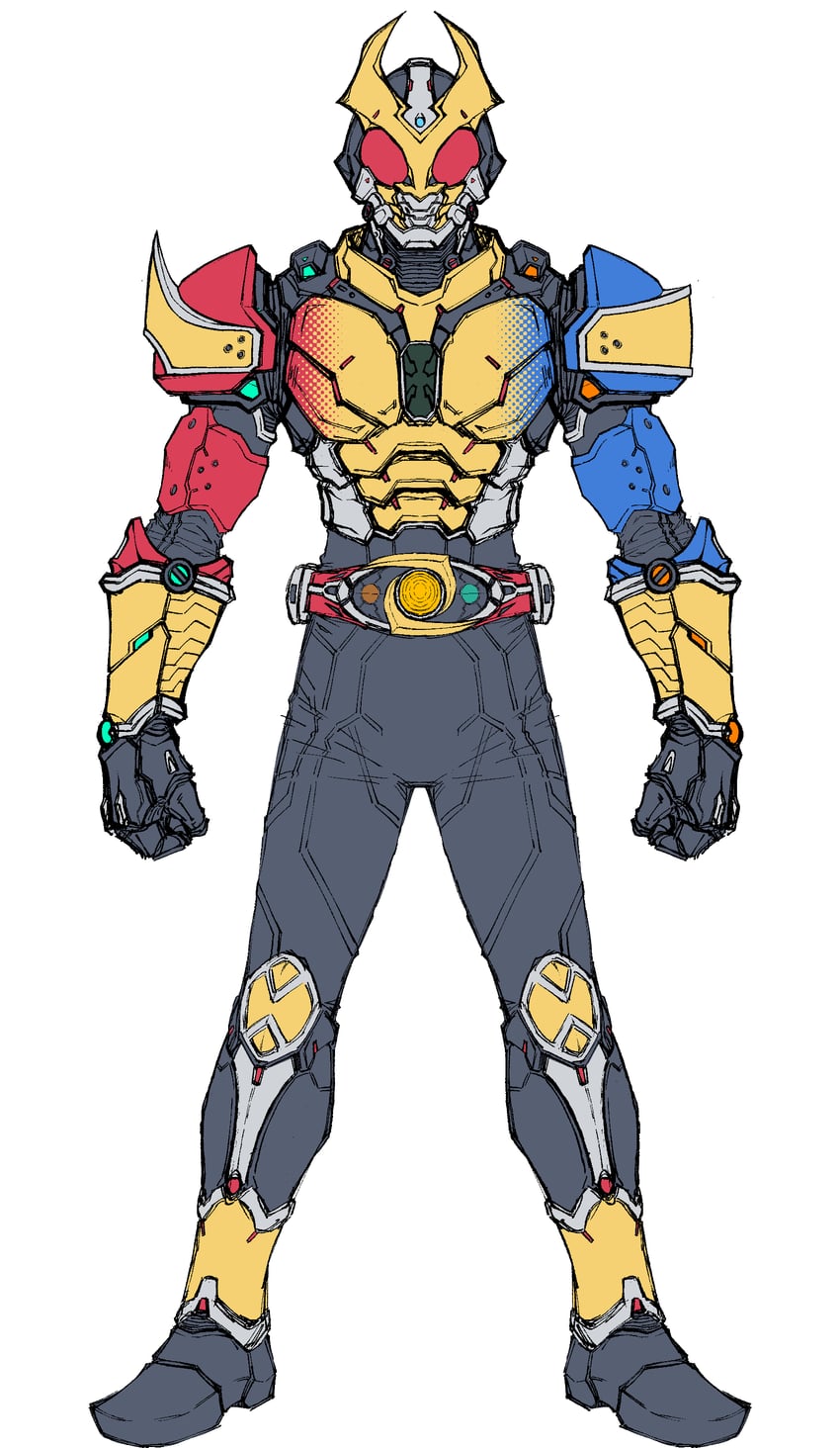 kamen rider agito and agito (kamen rider and 1 more) drawn by zd19990214