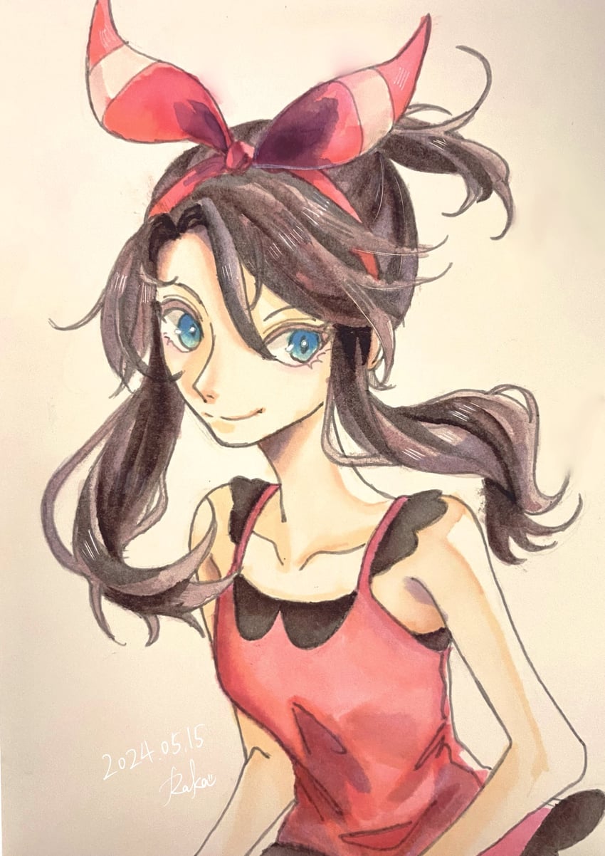 may (pokemon and 1 more) drawn by r.aka.