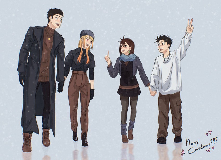 kitagawa marin, ayase momo, takakura ken, and gojou wakana (sono bisque doll wa koi wo suru and 1 more) drawn by lennu976