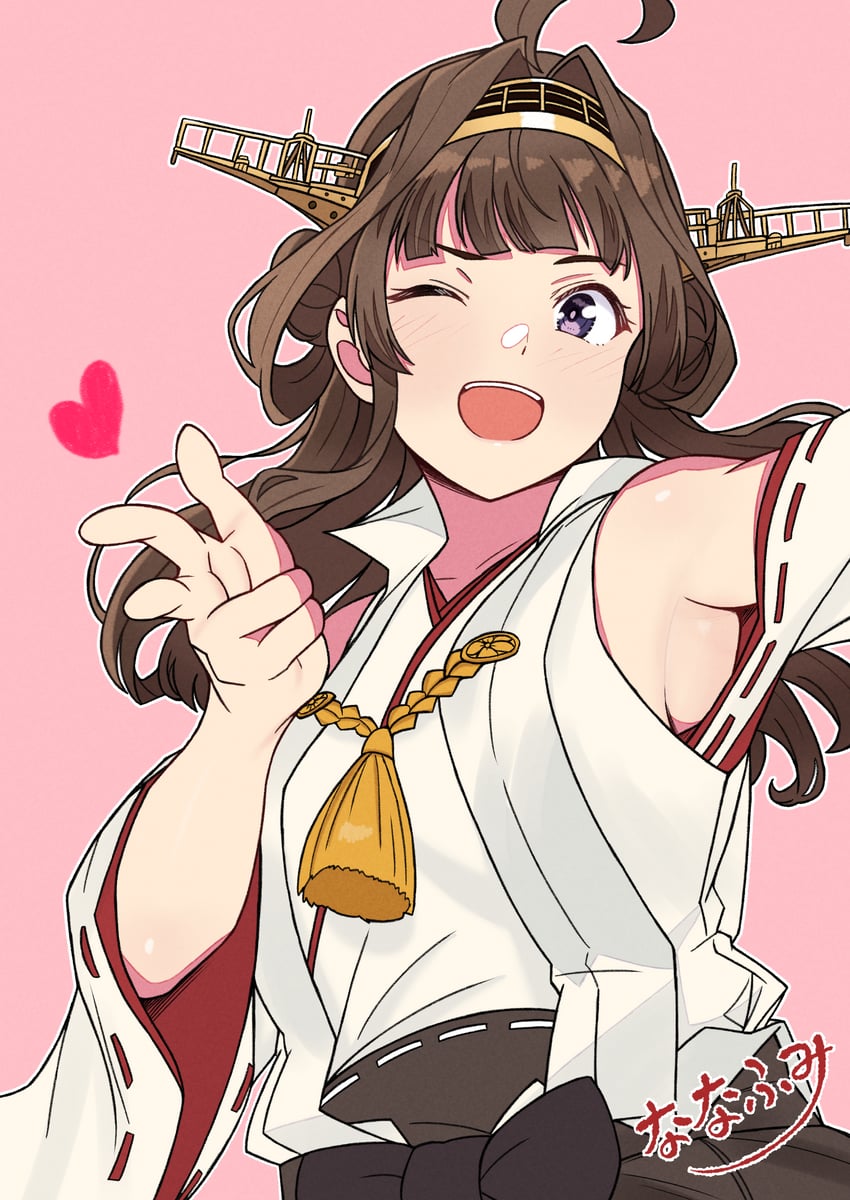 kongou and kongou kai ni (kantai collection) drawn by fuminomino