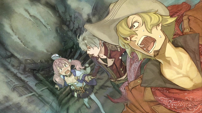 escha malier, logix ficsario, and reyfer luckberry (atelier and 1 more) drawn by hidari_(left_side)