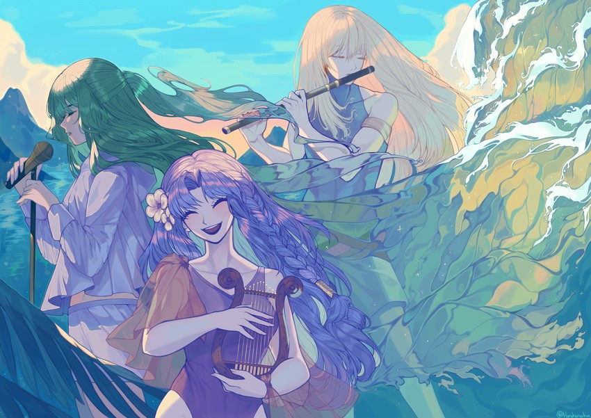 enkidu, medea, and fionn mac cumhaill (fate and 1 more) drawn by wiltedattention