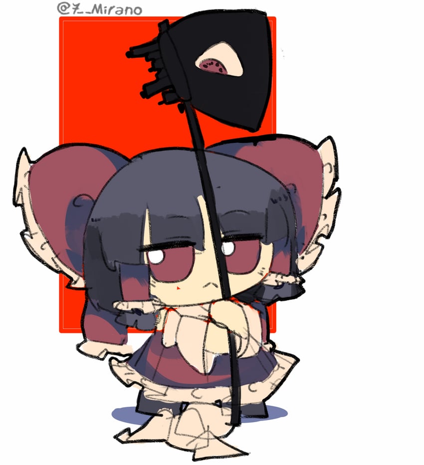 hakurei reimu (touhou and 1 more) drawn by 7-mirano