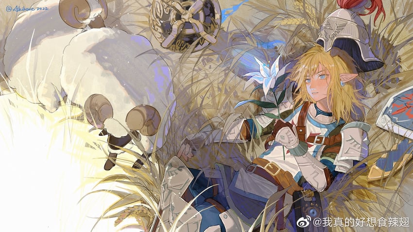 link (the legend of zelda and 1 more) drawn by akihare