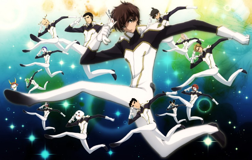 kururugi suzaku, edogawa conan, doraemon, yoshi, mickey mouse, and 10 more (mario and 12 more)