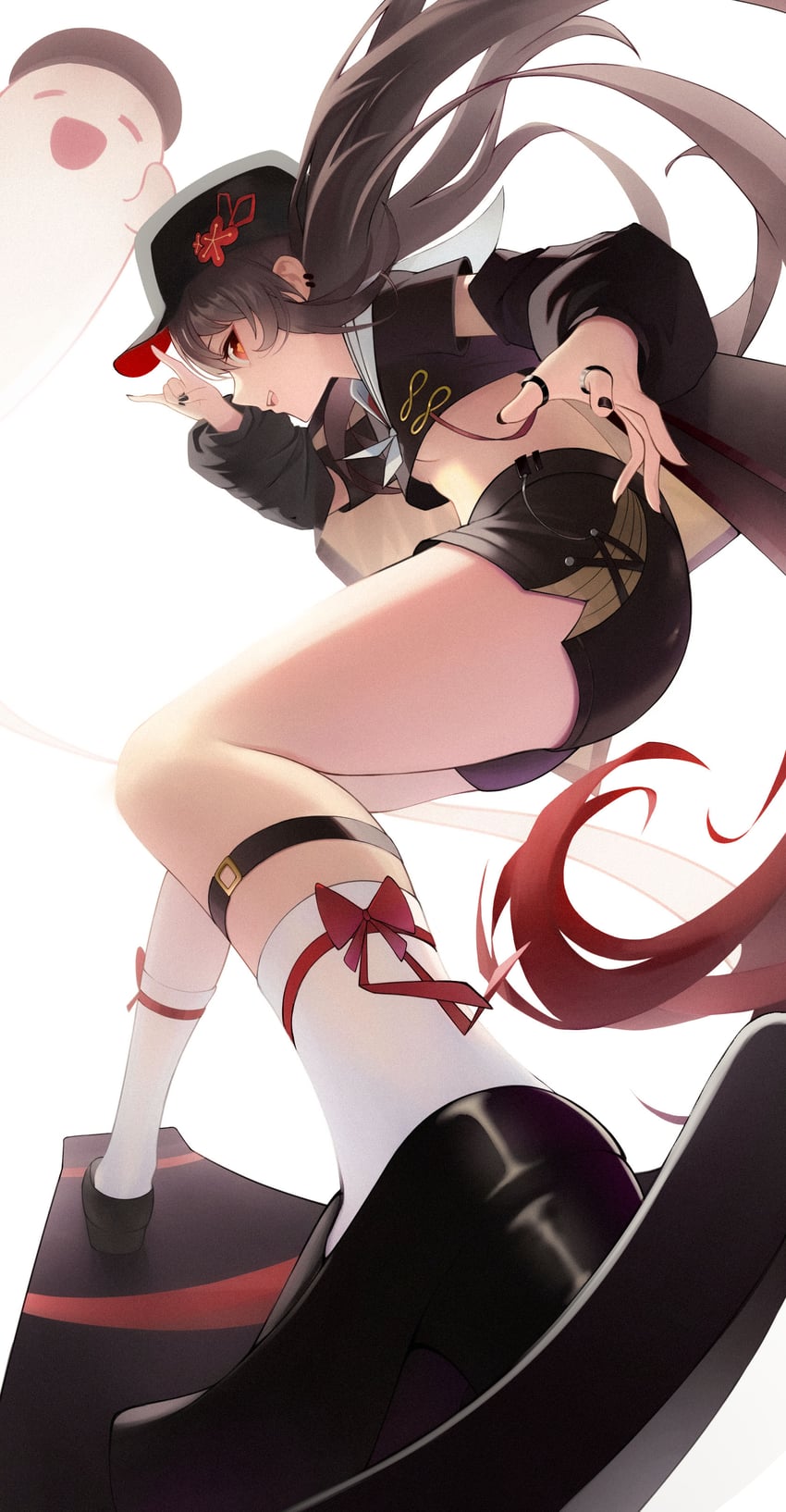 hu tao and boo tao (genshin impact) drawn by puya_(pixiv_61322484)