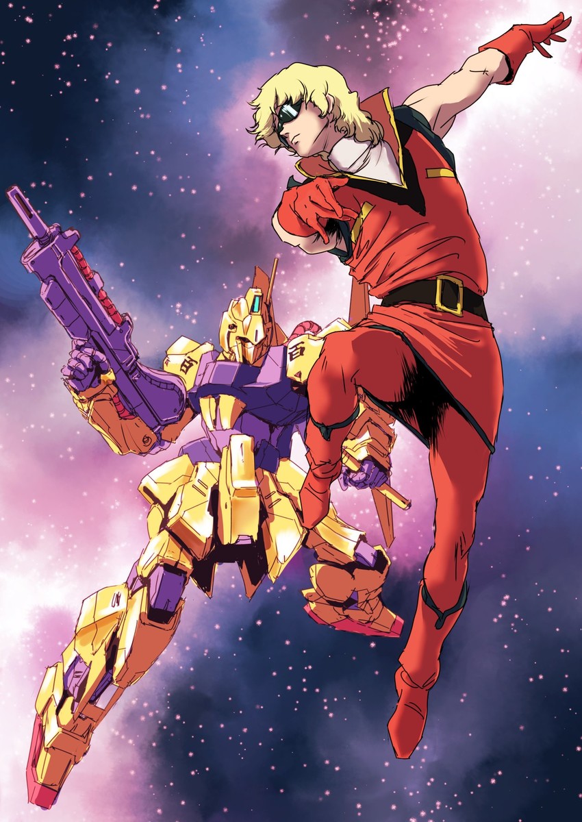 quattro bajeena and hyaku shiki (gundam and 1 more) drawn by teikoku_jokyoku