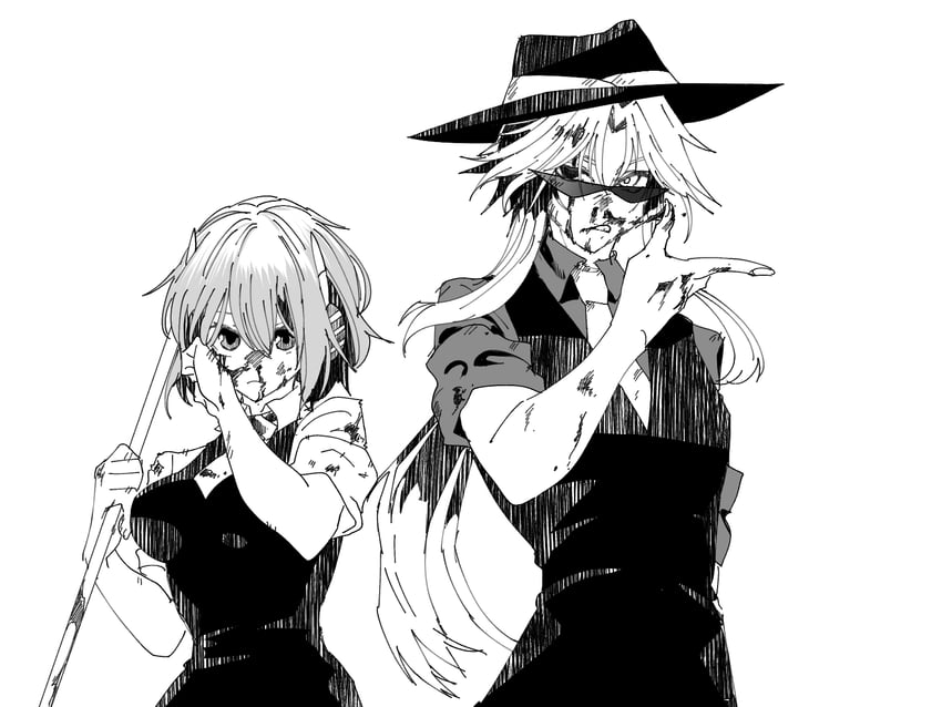 inkamuko and waruiman (kura sushi) drawn by shotarori_sushi