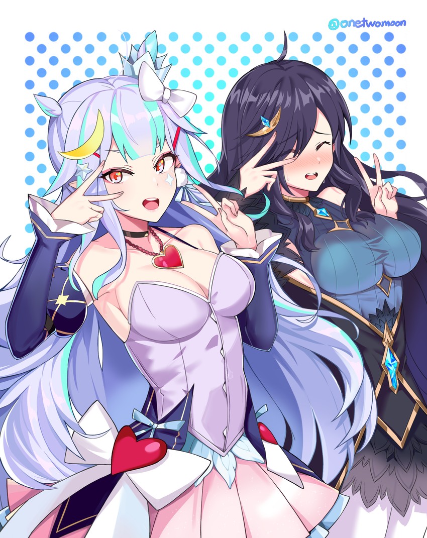 eda and solitaria (epic seven) drawn by twomoon