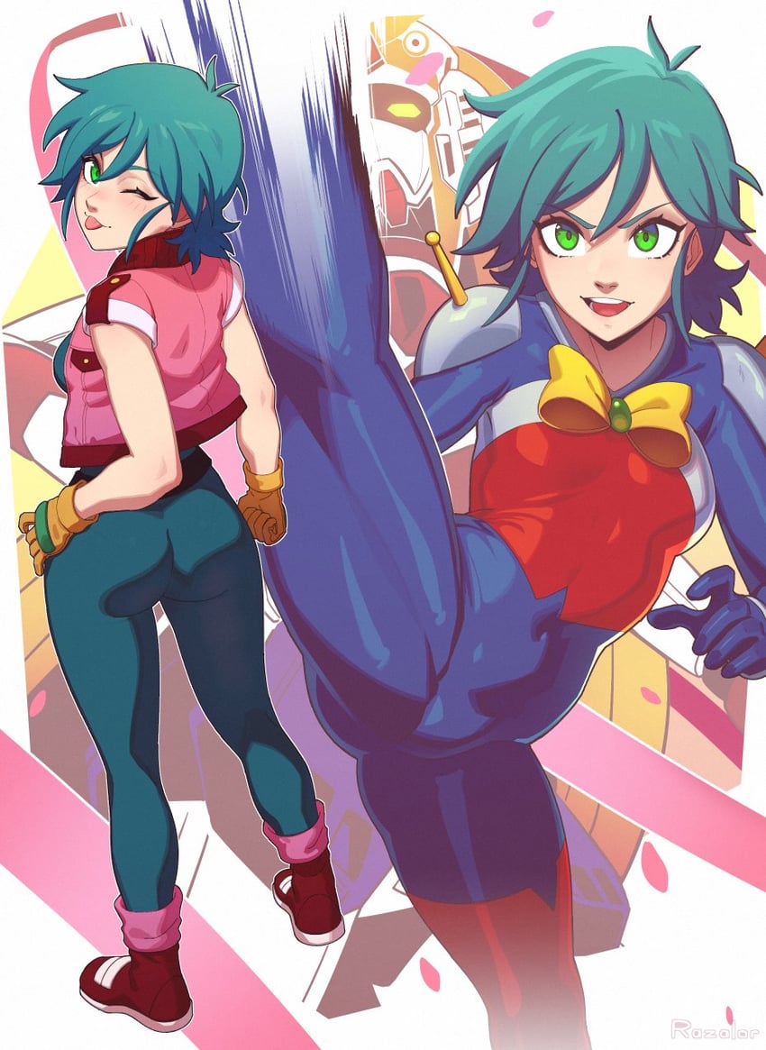 allenby beardsley and nobel gundam (gundam and 1 more) drawn by razalor