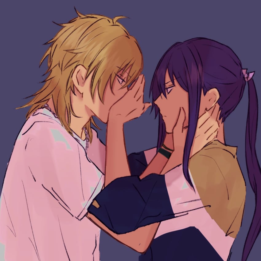 kanzaki souma and hakaze kaoru (ensemble stars!) drawn by pa8rasa2
