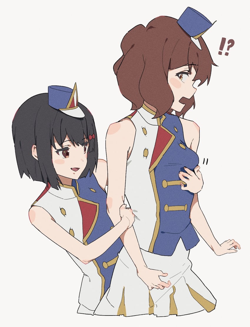 oumae kumiko and hisaishi kanade (hibike! euphonium) drawn by lie_lack1080