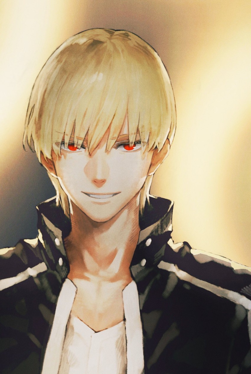 gilgamesh (fate and 2 more) drawn by jun_(navigavi)
