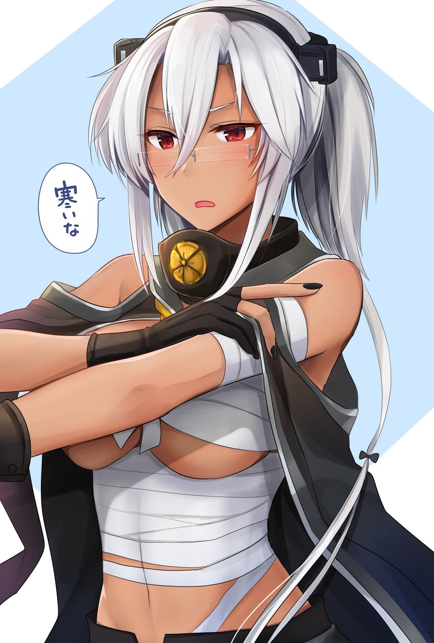 musashi, musashi kai ni, and musashi kai (kantai collection) drawn by yunamaro