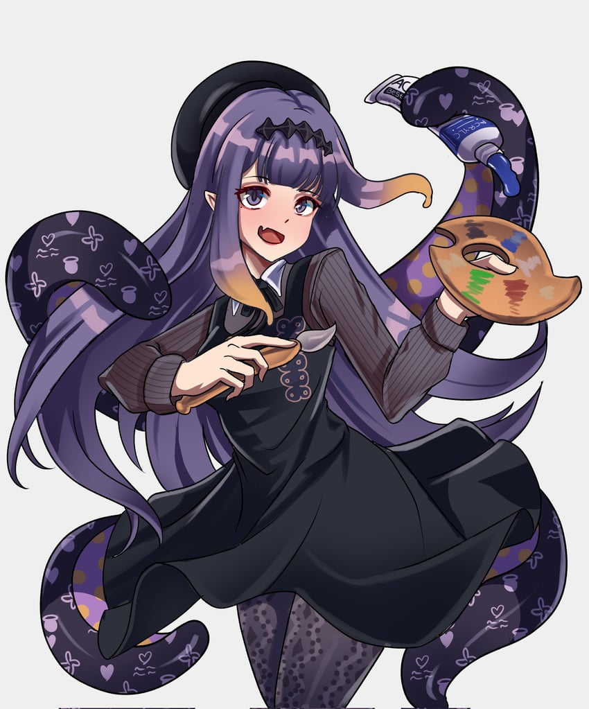 ninomae ina'nis (hololive and 1 more) drawn by kurobayz