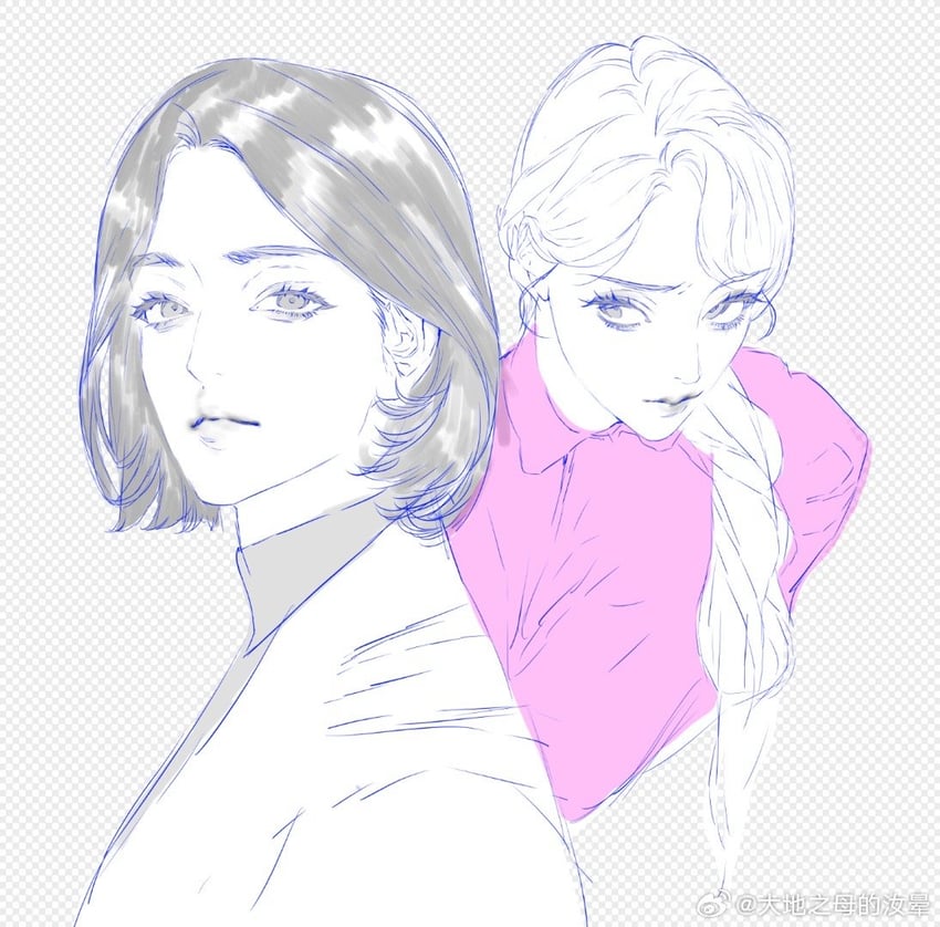 park yeon-jin and moon dong-eun (the glory) drawn by mgong520