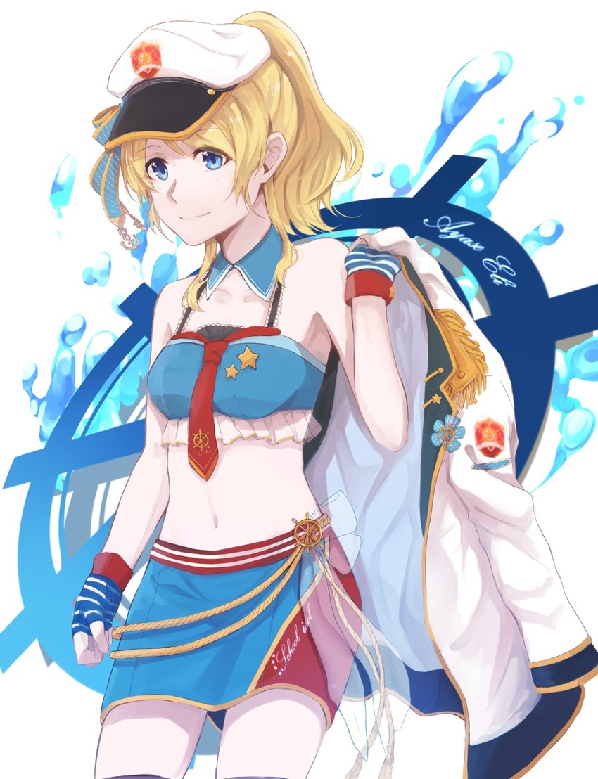 ayase eli (love live! and 1 more) drawn by kiri_(0218htt)