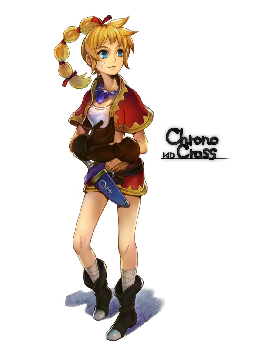 kid (chrono cross) drawn by kirizu_shian