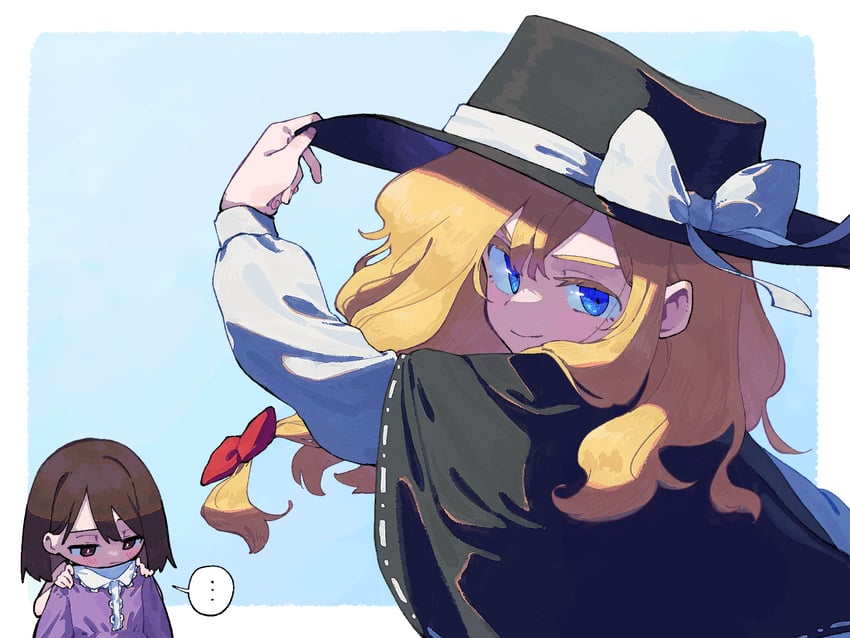 usami renko and maribel hearn (touhou) drawn by nama_udon