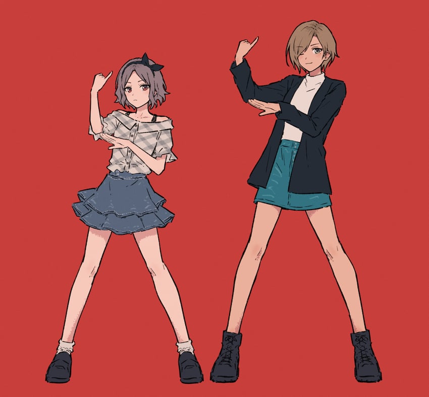 ebizuka tomo and rupa (girls band cry) drawn by bullfalk