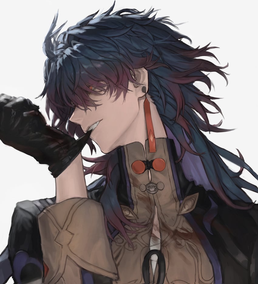 blade (honkai and 1 more) drawn by geebee_79