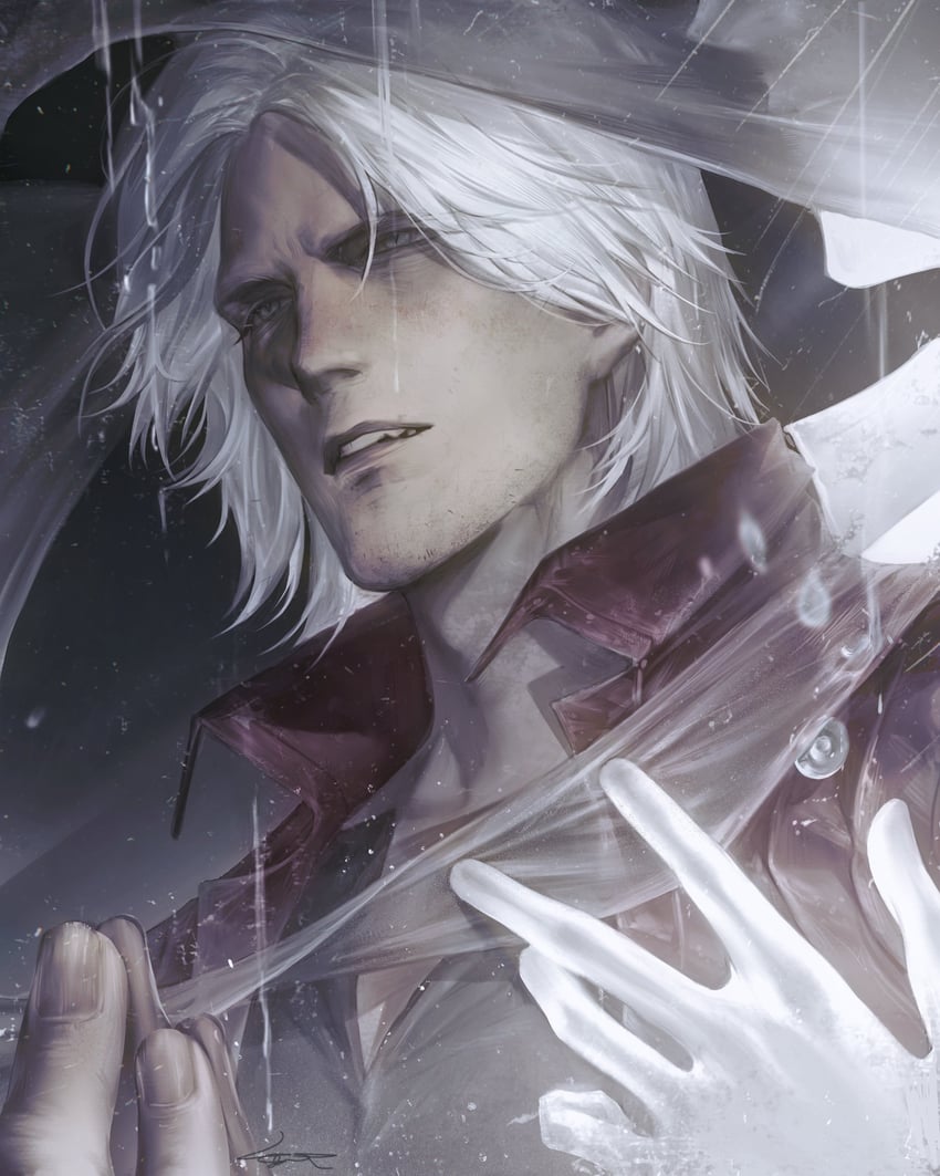 dante (devil may cry and 1 more) drawn by qvlv_kuzi_feichuan