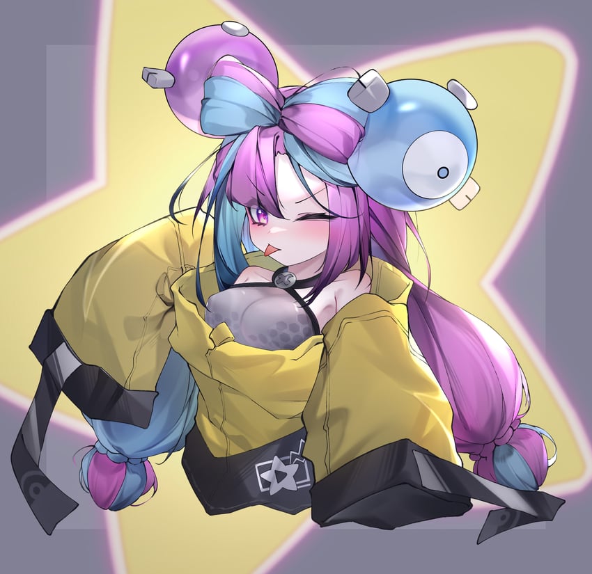 iono (pokemon and 1 more) drawn by qinshi-ji