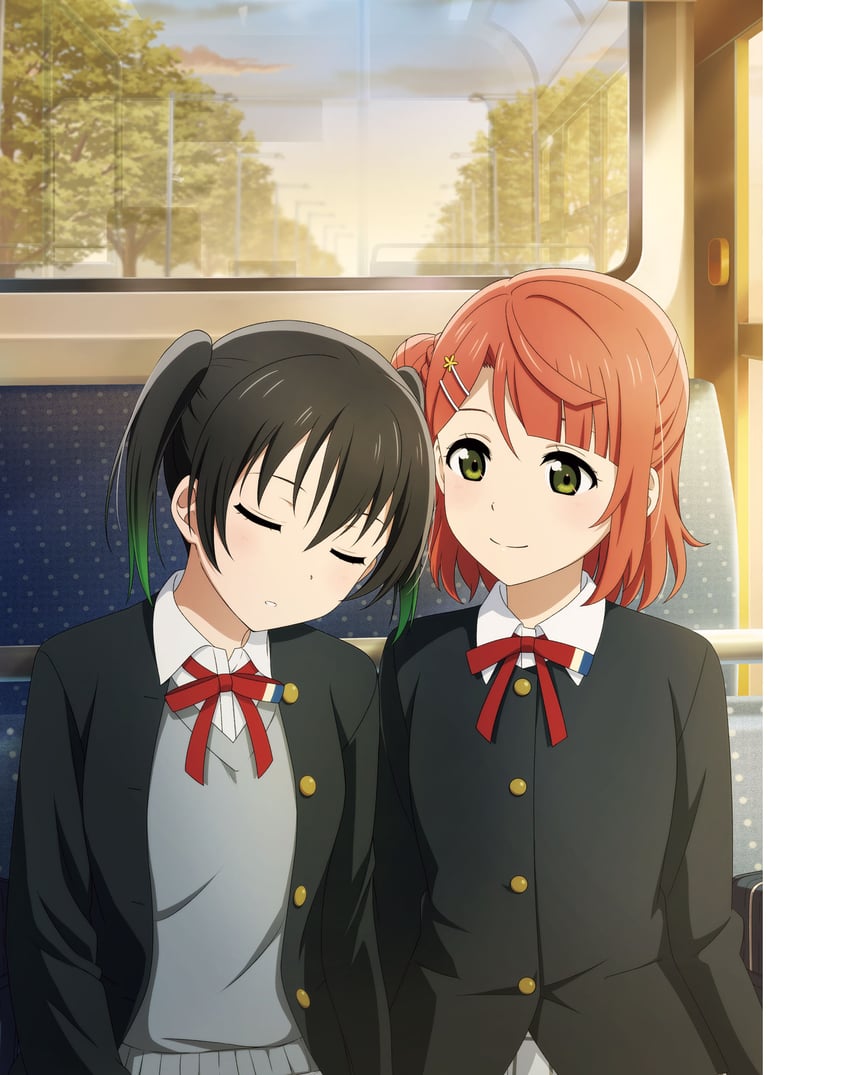 uehara ayumu and takasaki yu (love live! and 1 more)