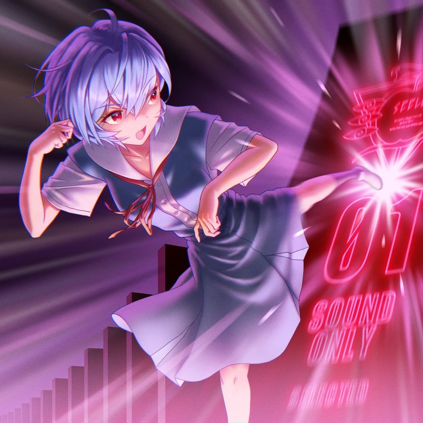 ayanami rei and seele (neon genesis evangelion) drawn by yahha
