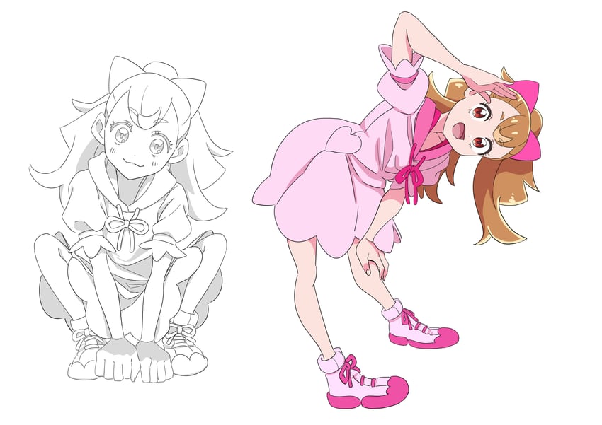 inukai komugi (precure and 1 more) drawn by gya-tei