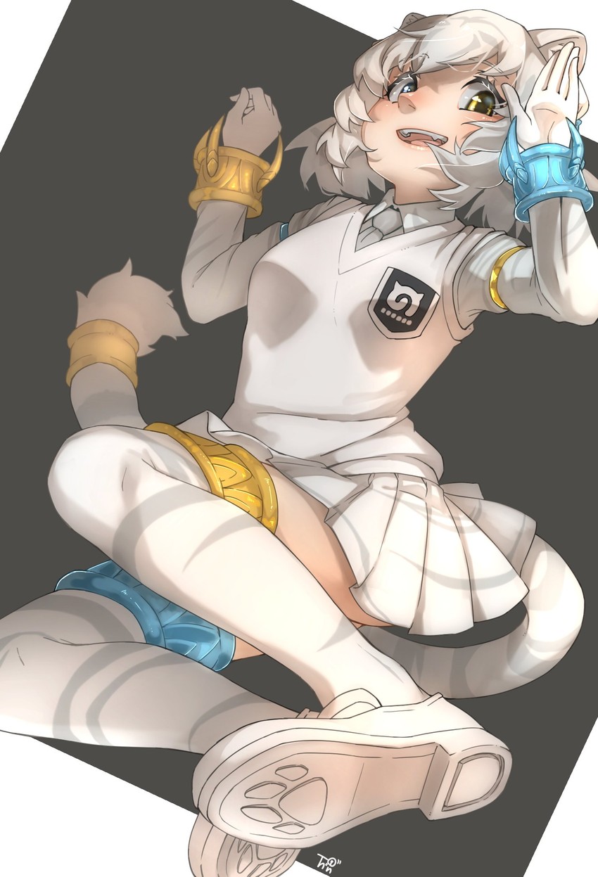 byakko (kemono friends and 1 more) drawn by thin_(suzuneya)