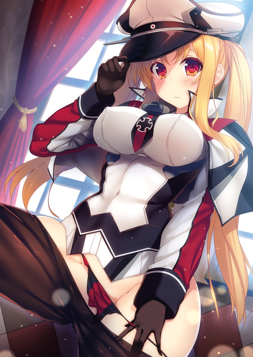 fate testarossa and graf zeppelin (kantai collection and 2 more) drawn by raiou