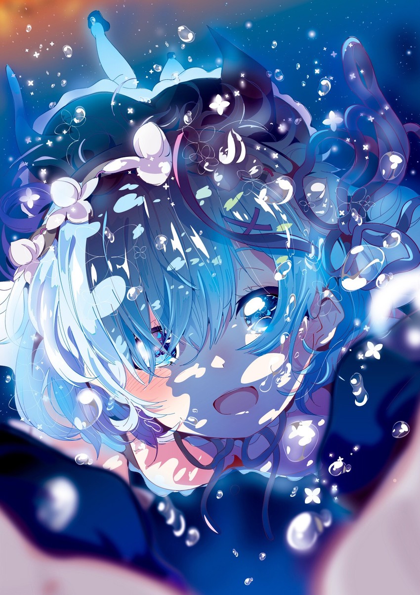 rem (re:zero kara hajimeru isekai seikatsu) drawn by aloe_(kenkou3733)