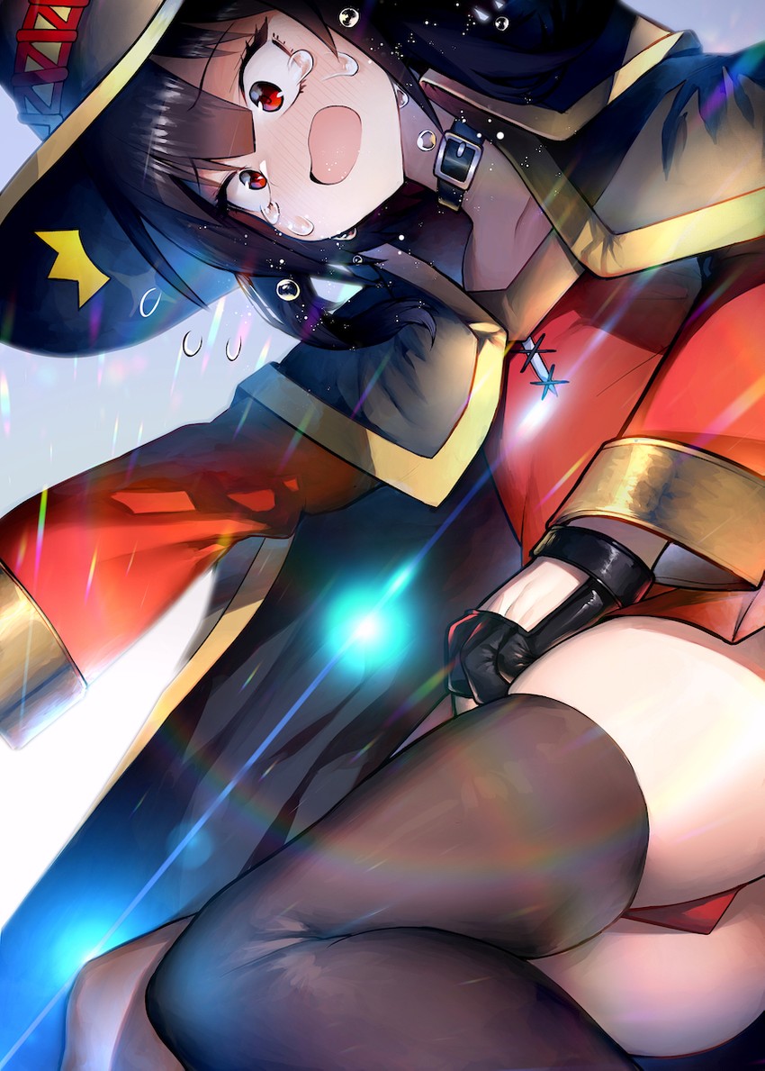 megumin (kono subarashii sekai ni shukufuku wo!) drawn by nichigeckoh