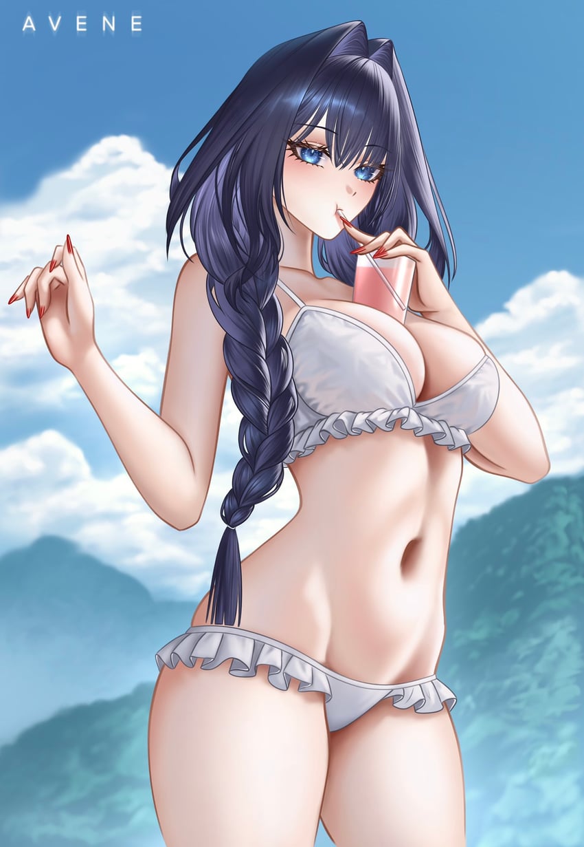 ouro kronii (hololive and 1 more) drawn by avene_chan