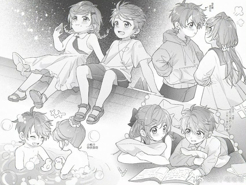 rosa and luke pearce (tears of themis) drawn by miao_xiao_xixixi