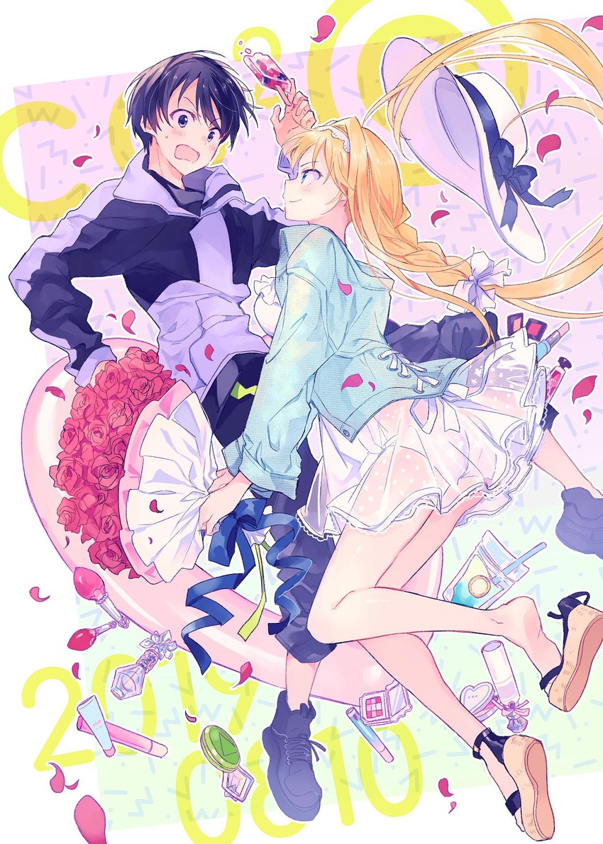 kirito and alice zuberg (sword art online and 1 more) drawn by bcoca