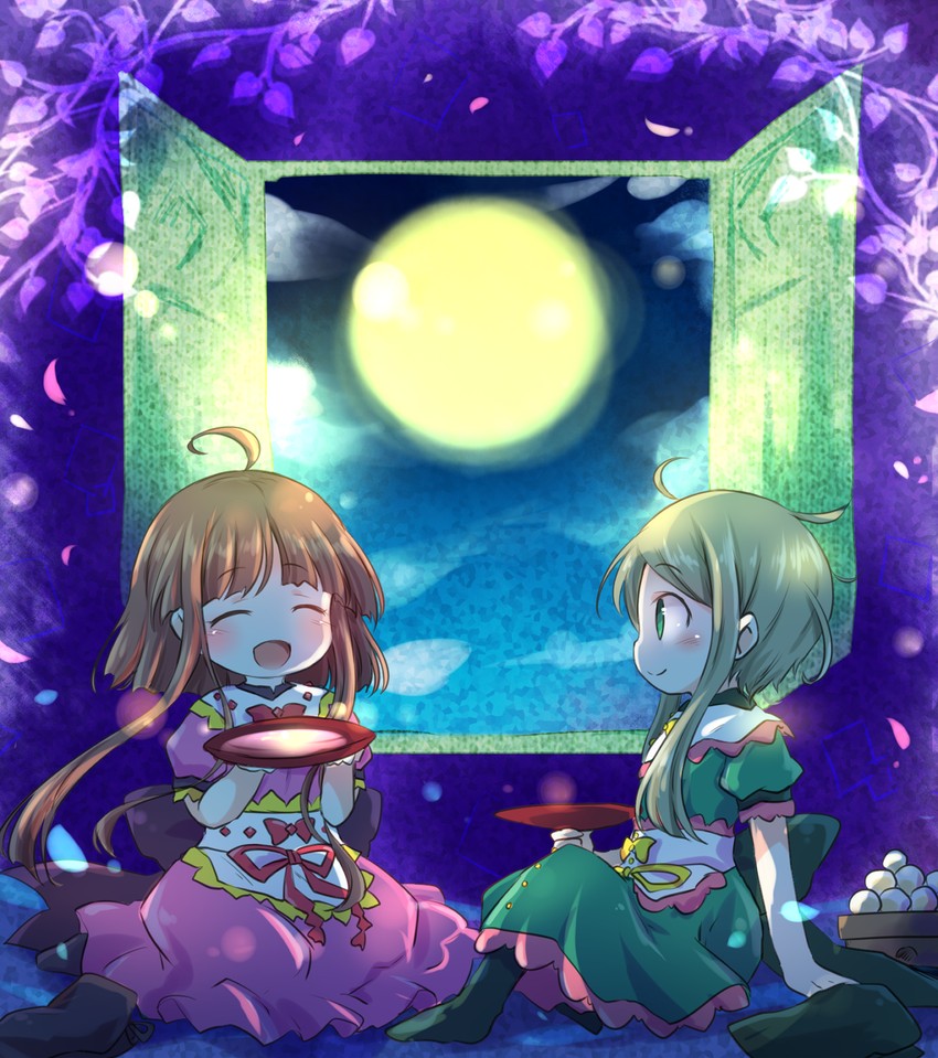 nishida satono and teireida mai (touhou) drawn by pote_(ptkan)