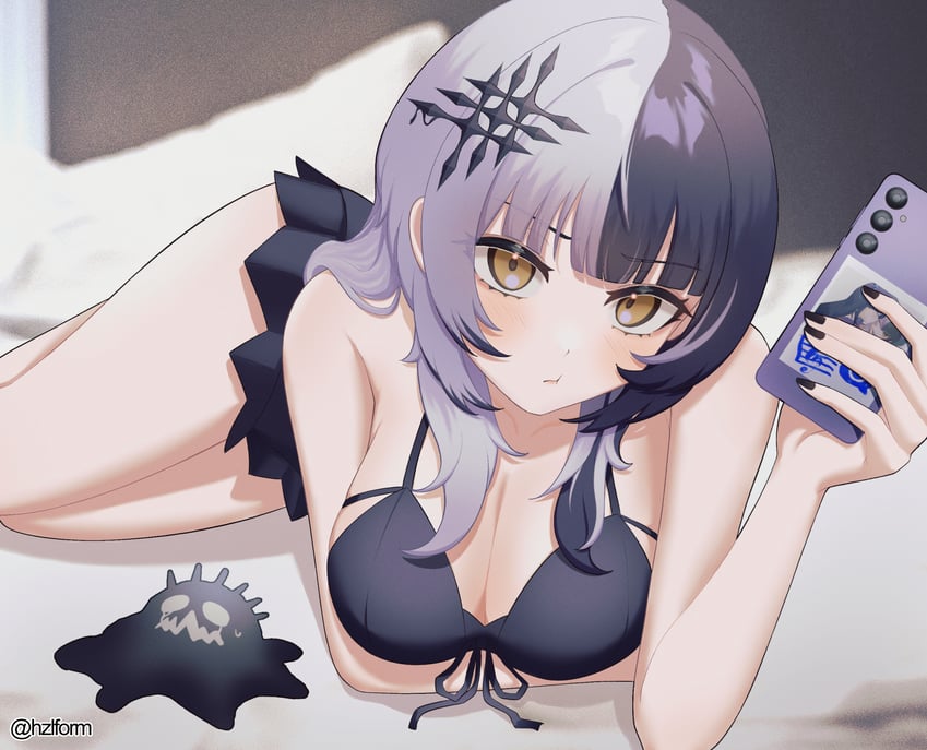 shiori novella and yorick (hololive and 1 more) drawn by hazel_(hzlform)