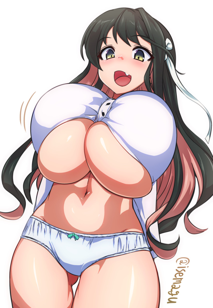 naganami and naganami kai ni (kantai collection) drawn by isemagu