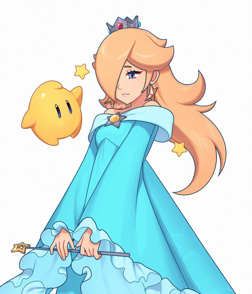 rosalina and luma (mario and 1 more) drawn by saiwo_(saiwoproject)