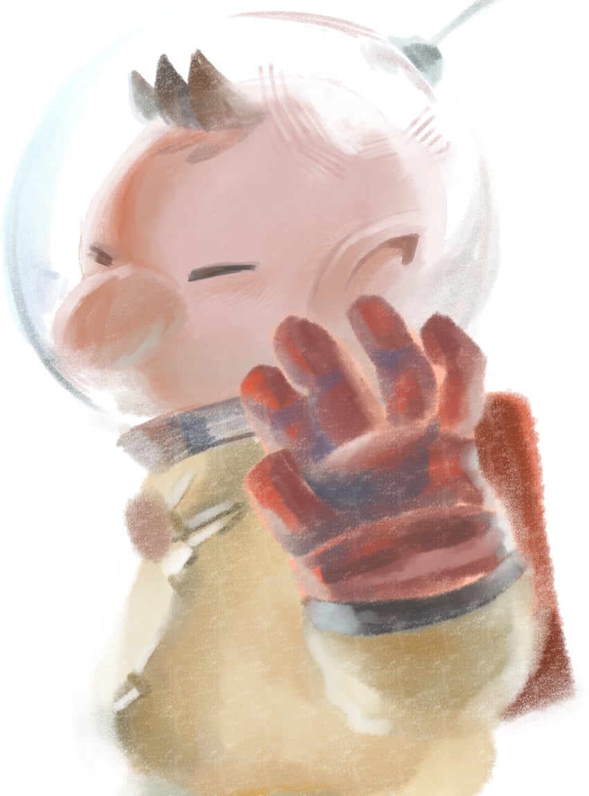 olimar (pikmin) drawn by iat-418