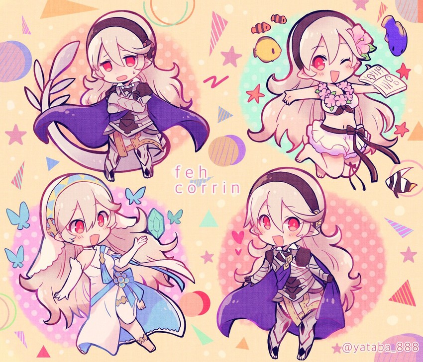 female corrin (fire emblem and 2 more) drawn by yataba